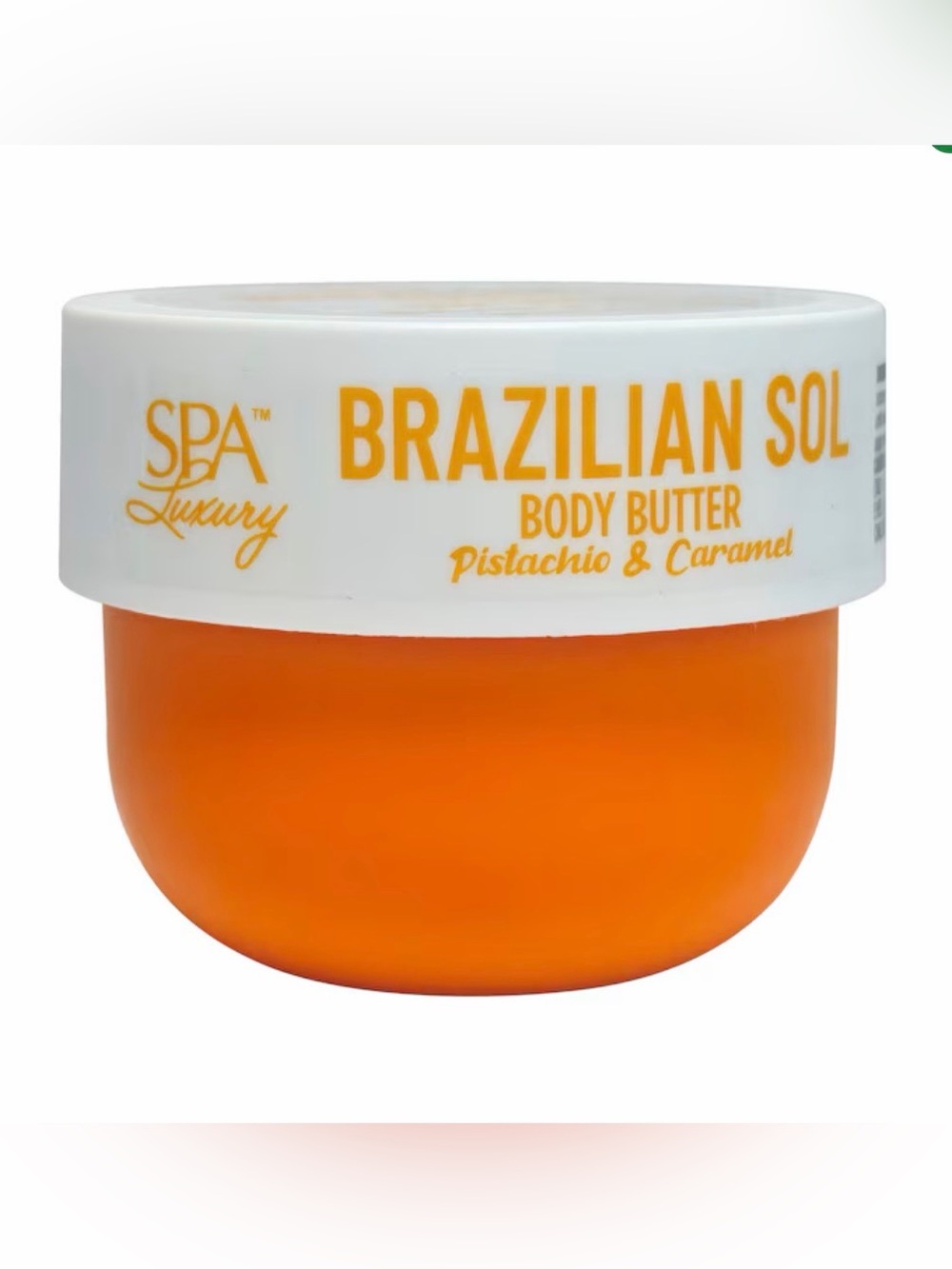 Spa Luxury Brazilian Sol Pistachio & Caramel Body Butter, 6 oz. NWT